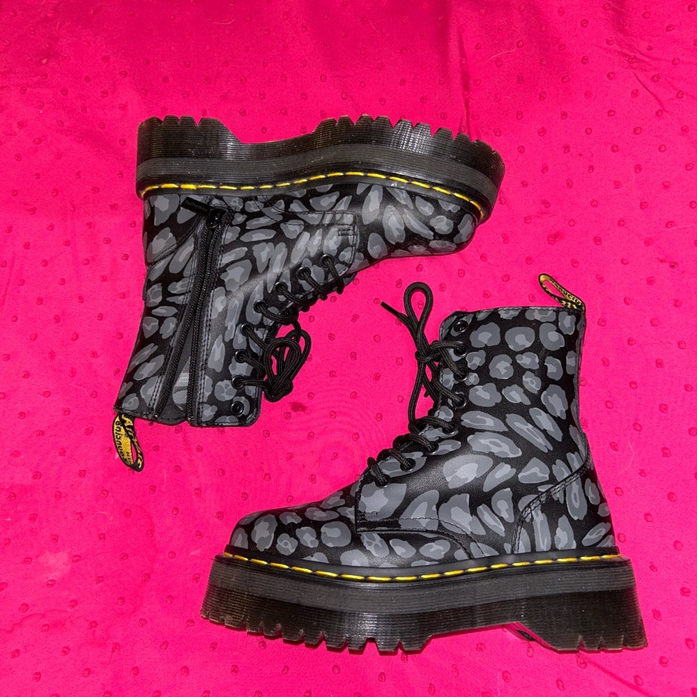 Cheetah Print Dr. Martins Air - Cushion Sole